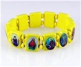 4030461 Wood Holy Saints and Icons Christian Jesus Christ Stretch Bracelet Ca...