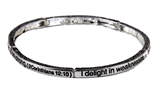 4030663 Petite 2nd Corinthians 12:10 Christian Stretch Bracelet Jesus Religious Christ Stackable